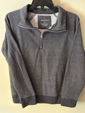 Camp David Women's Charcoal Half-Zip Sweatshirt Pullover